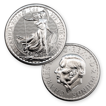 2024 English Britannia 1 oz Silver-Uncirculated