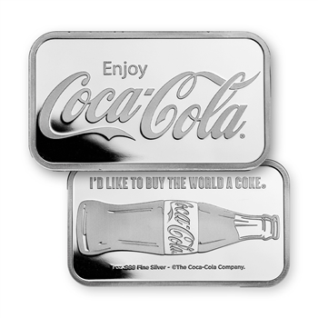 Coca-Cola 1oz Silver Bar-Pamp Swiss