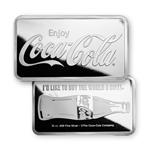 Coca-Cola 10oz Silver Bar-Pamp Swiss