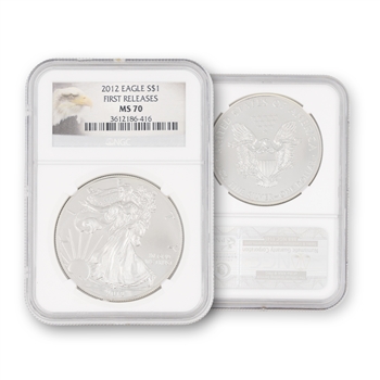 2012 Silver Eagle-NGC 70-First Releases