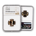 1957 Lincoln Cent - Proof - NGC 69