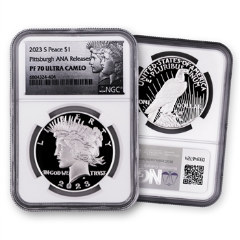 2023 Peace Dollar-San Francisco Mint-Proof-NGC ANA Show Generic