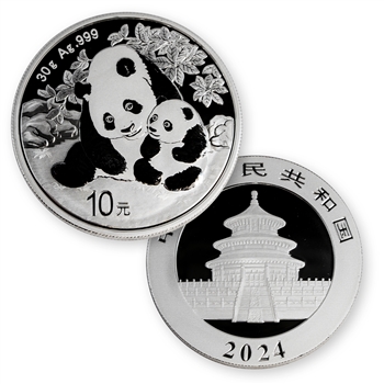 2024 China 1oz Silver Panda - Uncirculated