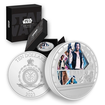 2023 Star Wars Classic Series - Han Solo - 3oz Silver