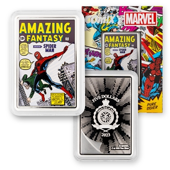 2023 Marvel COMIX - Amazing Fantasy Spiderman - 2oz Silver
