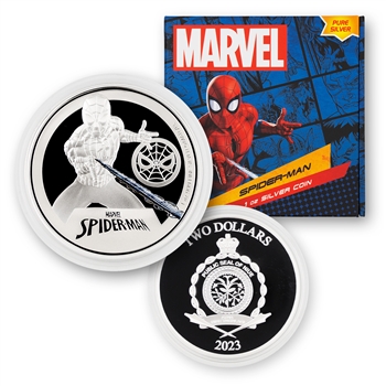 2023 Marvel Classic Spiderman-1 oz Silver Proof