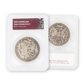 1895 Morgan Silver Dollar-San Francisco Mint-Defender Holder