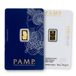 1 Gram Gold Bar-Pamp Swiss Fortuna