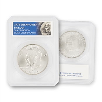 1976 Eisenhower Dollar Silver-San Francisco Mint-Uncirculated-Defender
