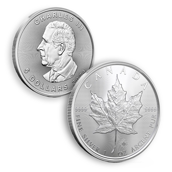 2024 Canadian Maple Leaf-1oz Silver-Uncirculated