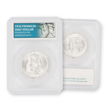 1956 Franklin Half Dollar-Philadelphia Mint-Uncirculated-Defender