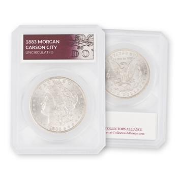 1883 Morgan Silver Dollar-Carson City Mint-Uncirculated-Defender