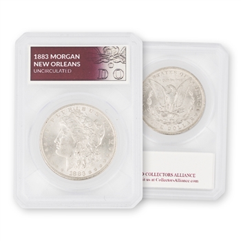 1883 Morgan Silver Dollar-New Orleans Mint-Uncirculated-Defender