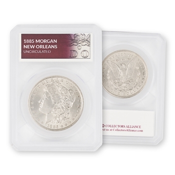 1885 Morgan Silver Dollar-New Orleans Mint-Uncirculated-Defender