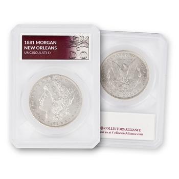 1881 Morgan Silver Dollar-New Orleans Mint-Uncirculated-Defender