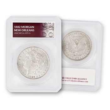 1882 Morgan Silver Dollar-New Orleans Mint-Uncirculated-Defender