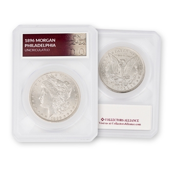 1896 Morgan Silver Dollar-Philadelphia Mint-Uncirculated-Defender