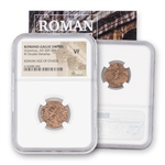 Roman Bronze - Age of Chaos - Victorinus (269 to 271) - NGC VF