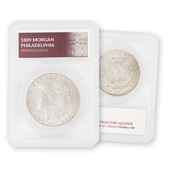 1889 Morgan Silver Dollar-Philadelphia Mint-Uncirculated-Defender