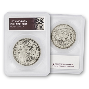 1879 Morgan Silver Dollar-Philadelphia Mint-Circulated-Defender