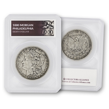 1880 Morgan Silver Dollar-Philadelphia Mint-Circulated-Defender