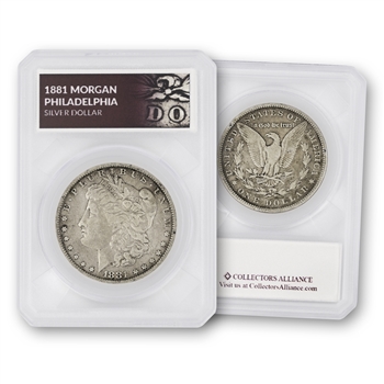 1881 Morgan Silver Dollar-Philadelphia Mint-Circulated-Defender