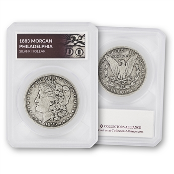1883 Morgan Silver Dollar-Philadelphia Mint-Circulated-Defender