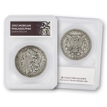 1892 Morgan Silver Dollar-Philadelphia Mint-Circulated-Defender