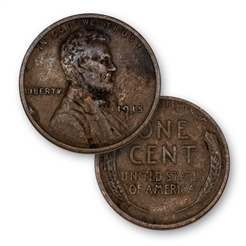 1914 Lincoln Wheat Cent - San Francisco Mint - Circulated
