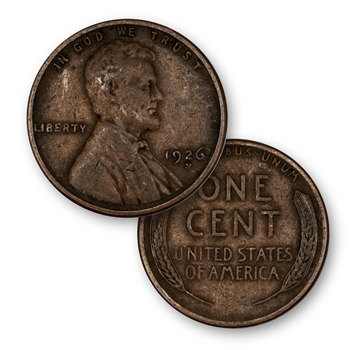 1926 Lincoln Wheat Cent - Denver Mint - Circulated