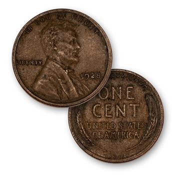 1927 Lincoln Wheat Cent - San Francisco Mint - Circulated