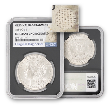 1884 Morgan Silver Dollar-New Orleans Mint-NGC Original Bag Series