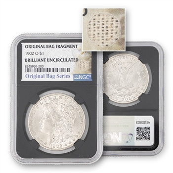 1902 Morgan Silver Dollar-New Orleans Mint-NGC Original Bag Series