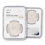 1890 Morgan Silver Dollar-Philadelphia Mint-NGC 63