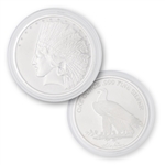 $10 Indian-1 Ounce Silver Round