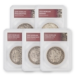 Morgan Dollar Mint Mark Collection - P-D-S-O-CC - Defender