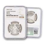 2024 Greatest Generation Half Dollar - UNC - NGC 70