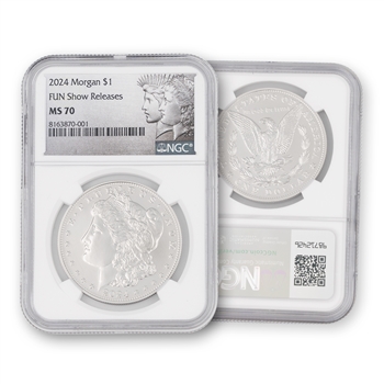 2024 Morgan Dollar - Official Release - NGC 70 FUN Show