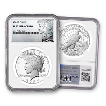 2024 Peace Silver Dollar - San Francisco Proof - NGC 70