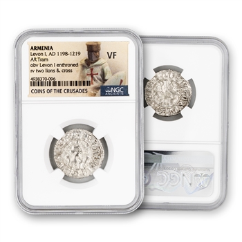 The Crusader King - Levon I of Armenia  ( Silver Tram )  - NGC