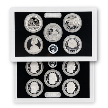 2023 Proof Set - .999 Silver Quarters - 5pc Lens Set