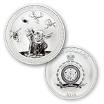 2024 Niue Stars Wars 1oz Silver - Baby Yoda - Uncirculated