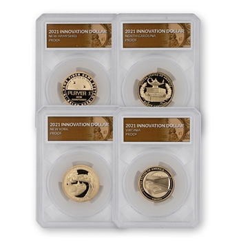 2021 Innovation Dollars 4 Pc Proof Set - Defender