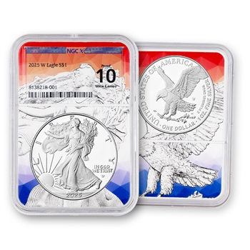 2025 Silver Eagle - Proof - Eagle Core - NGC X 10