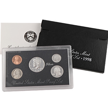 1998 US Silver Proof Set - Modern