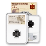 Roman Bronze - Crispus ( 316 to 326 ) - NGC Very Fine