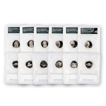 Westward Nickel 6 pc Proof Collection - 2003 to 2006 Defender