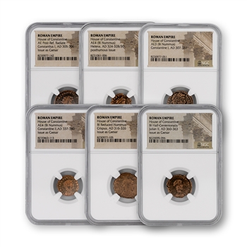 Roman Bronze - House of Constantine Hoard - HOC - NGC