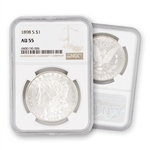 1898 Morgan Dollar - San Francisco - NGC 55