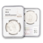 1898 Morgan Dollar - New Orleans - NGC 66